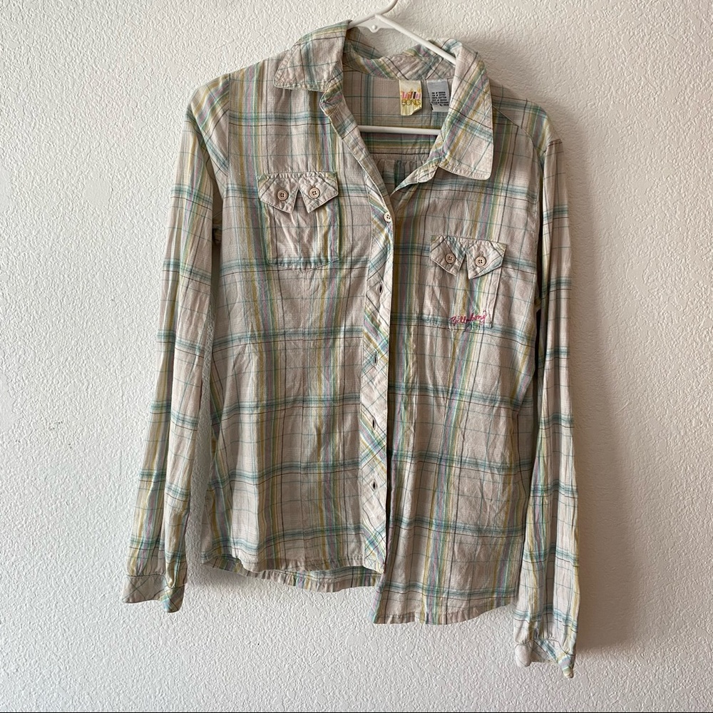 Plaid button up
